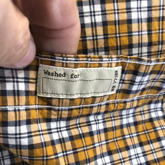 J. Crew Mens Shirt XL Long Sleeve Secret Wash Stretch Classic Plaid Button Down - Picture 4 of 9